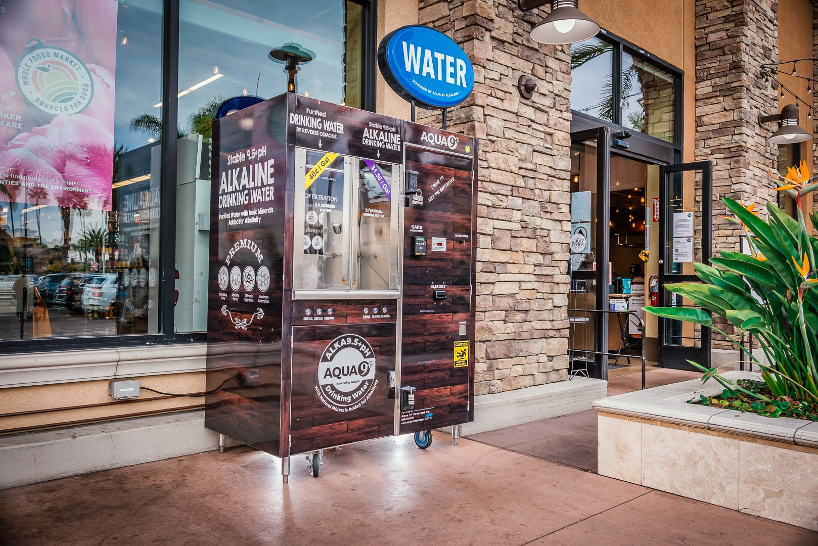 AQUA 9+ Water Vending Machines Near Me Purified Reverse Osmosis Water